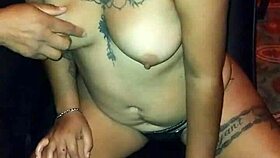 horny latina whore sucks cock through glory hole