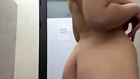 couple fucks non-stop in crowded public gym