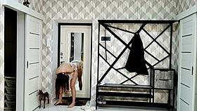 Angie Elif pounds her chubby pussy in hot solo masturbation frenzy