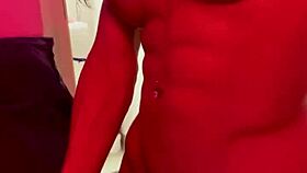 hey, wanna see shemale bya lessa explode in hot cumshot?