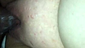 Creamy pussy overflows with hot cum load