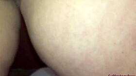 amateur creampie pussy pees with farts in bathroom chaos