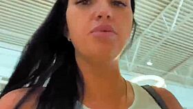 russian slut fingers pussy wildly on cam till she explodes!