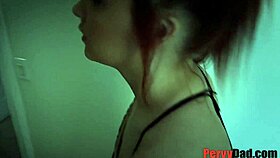 pov view of intense encounter with eager young woman riding hard