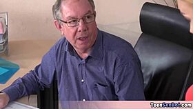 hey old teacher, rebecca's petite teen pussy waits for your cock to boost her grades? 😏