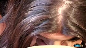 Kinky Asian and Curvy Brunette Dive into Anal Threesome Deepthroat Doggystyle Cum