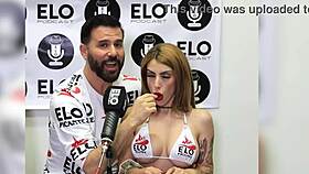 michu teases huge tits and ass in sexy casting interview