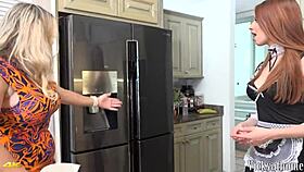 hey sexy vicky vette and maid jillian janson slurp those wet pussies good