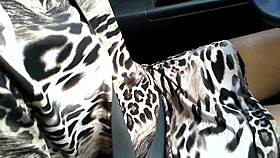 what if housewife flashes pussy fingering in car while driving public