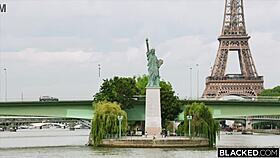 Stefany Kyler and Lia Lin ride Jason Luvs massive BBC