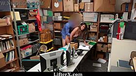 shane blair caught shoplifting stripped punished in lp office