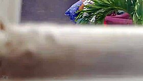 look at my sexy neighbor rocking those tight shorts damn!