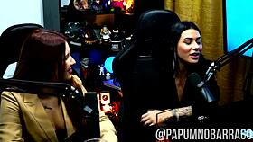 damn, that podcast heated up with them sucking each other wildly outdoors