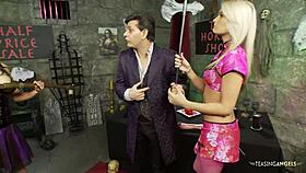 Blonde Hottie Dives Into Intense Married Couple Fuck