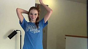 innocent iowa cutie flashes perfect body outdoors nervously