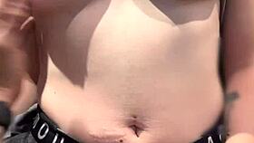 she sneaks in seducing me deepthroat blowjob while girlfriend's away dripping wet