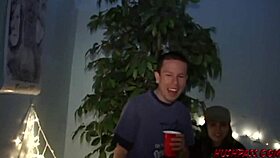 Jenny And Friends Party Hard At Frat Bash