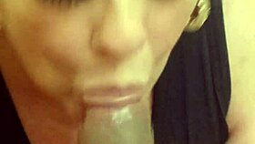 White slut bends over for slow motion backshots on fat black cock, she's the perfect wet whore pov