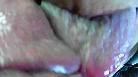 Mature Latina milf deepthroats monster cock