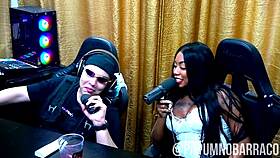 damn, that podcast heated up with them sucking each other wildly outdoors