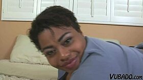 hey ebony bbw with massive tits rides bbc hard in vintage style