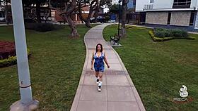 colombian milf bodybuilder does yoga bed routine riding big cock deep