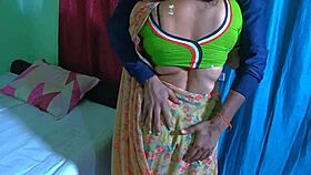 damn! naughty desi slut's foreplay explodes into wild bed fuck