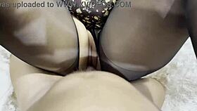 PARTY MILF CREAMPIED HARD AFTER FRIENDS BLOWJOB AND ROUGH MISSIONARY POUNDING