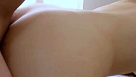 Tiny Japanese nerd with glasses gets uncensored POV creampie defloration sex