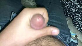 watch this sissy cum squirt all over hairy clit closeup 💦😈