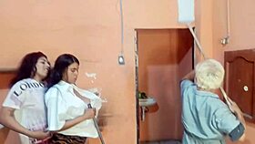 we ignite lesbian passion right in front of the watching painter