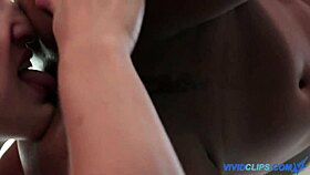 Two Lesbians TONGUE each others crotch in hardcore RIMJOB action