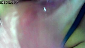 Mature Latina milf deepthroats monster cock