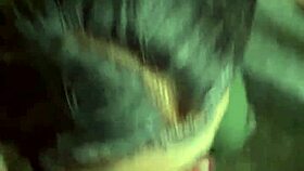 ghetto babe delivers sloppy deepthroat blowjob till cum explosion