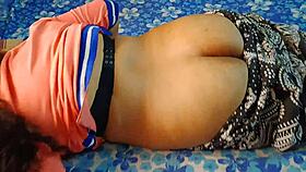 naughty desi wife sneaks hotel fun with lover ripping skirt for hardcore ass pounding