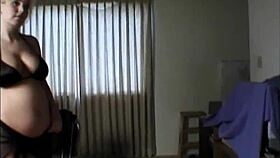 Barefoot Pregnant Wife Rides Cowgirl Before Doggystyle Double Penetration Cumshot