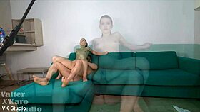 Pornstar Sofa Weber chokes on monster cock for rough anal ass to mouth orgasm 😈