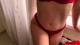 uhh babe your perfect tits feel so good suckin my dick handjob creampie after wake up mess