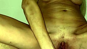 Blonde Babe Tries New Huge Dildo For Shaking Orgasm Solo