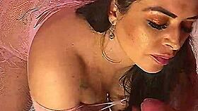 oh god angel lima takes that huge cock deep in her ass and swallows the cum