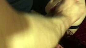 this petite slut takes massive cock deep in pov blowjob and hardcore fuck