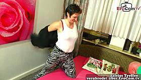 german milf housewife sneaks off to bang neighbor in retro style