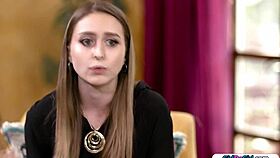 hey teen counselor why not let this hot petite latina babe facesit your shaved pussy hard?