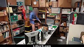 shane blair caught shoplifting stripped punished in lp office