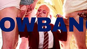 petite tattooed girl endures rough pounding from dominant older man