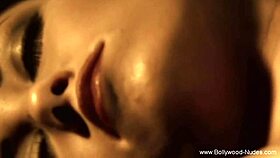 Sexy brunette dances nude teasing her curves in erotic ritual fun 😘🔥💃