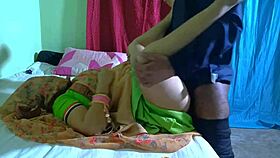 damn! naughty desi slut's foreplay explodes into wild bed fuck