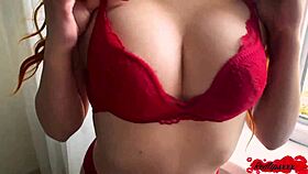 uhh babe your perfect tits feel so good suckin my dick handjob creampie after wake up mess