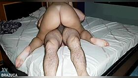 Latina ninfeta surrenders tight pussy and deepthroat rimjob to eager partner