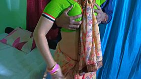 damn! naughty desi slut's foreplay explodes into wild bed fuck